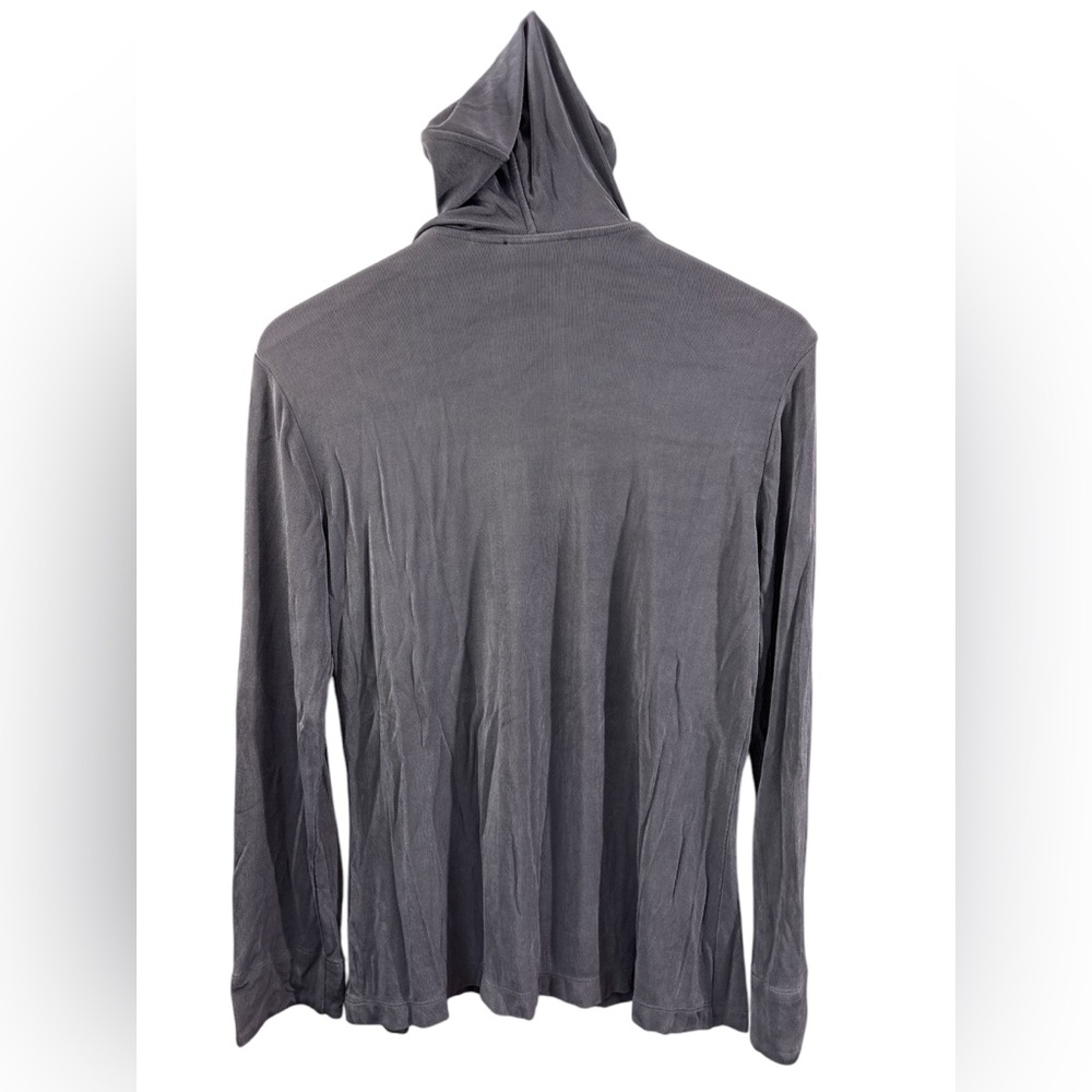 Chico’s Travelers Full Zip hooded Top Athleisure Travel Cruise Med 8/10 - Picture 3 of 9